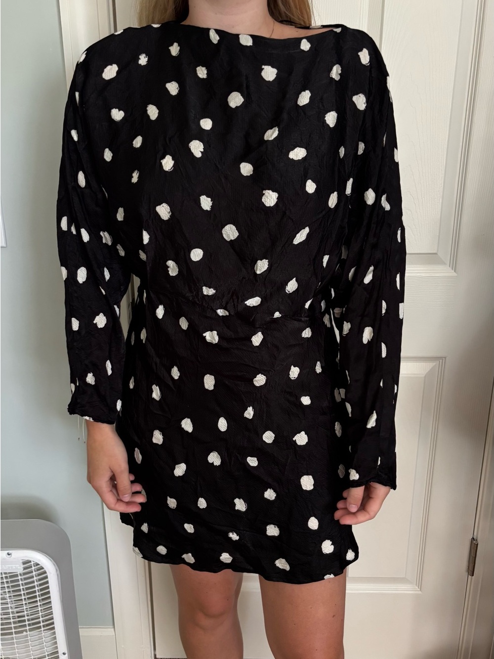 Black & White Polka Dot Dress